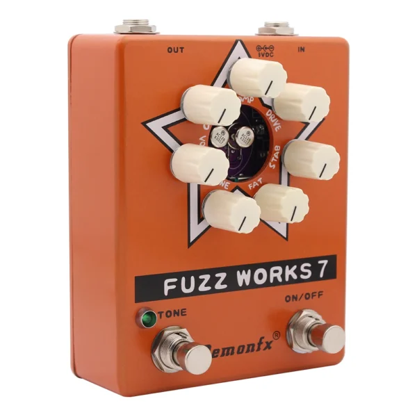 Demonfx Fuzz Works 7 ギター ベース ファズ エフェクター - 画像 (3)
