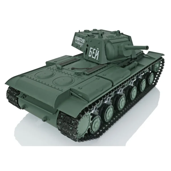 2.4G Heng Long 1/16 스케일 RC 탱크 7.0 플라스틱 버전 소련 KV 1 RTR 모델 3878 차량 모델 TH17461 - 이미지 3