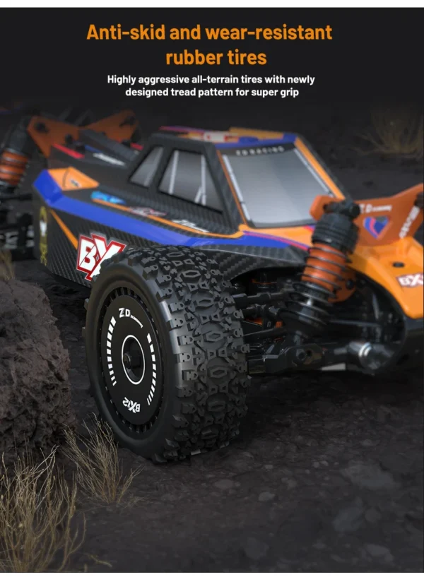 ZD 레이싱 RC카 레이싱 BX 12 1/12 브러시리스 2.4GHz 70KM/H 고속 원격 제어 레이싱 버기 차량 성인 어린이 장난감 - 이미지 2