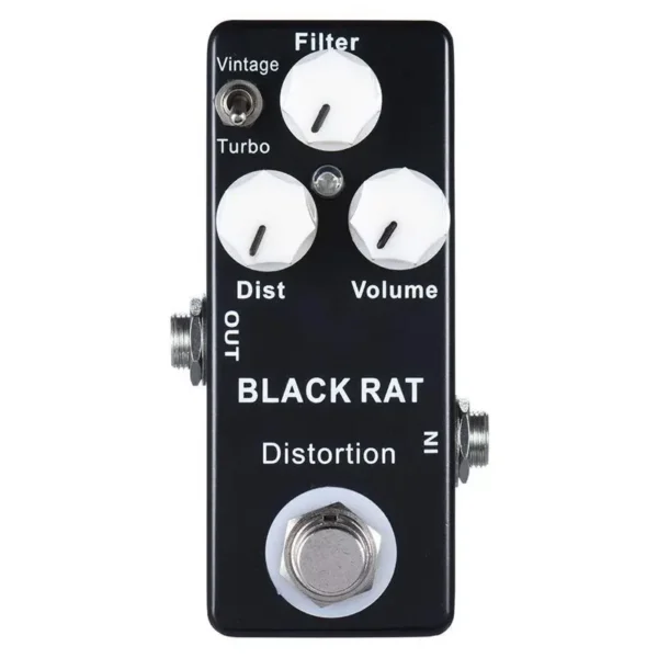 Mosky Black RAT 왜곡 기타 이펙터 미니