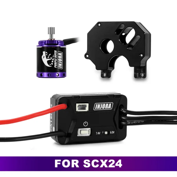 방수 MBL32 G2 브러시리스 ESC 및 1/24 Axial SCX24용 1721 Purple Viper 아웃러너 모터 - 이미지 2