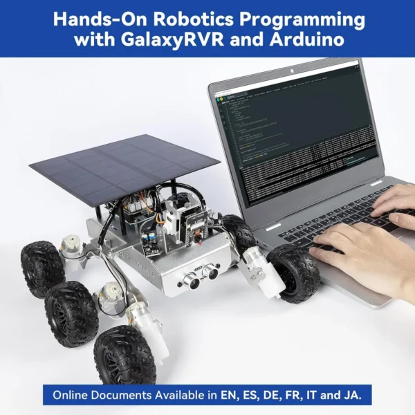 SunFounder GalaxyRVR Mars Rover Kit 스마트 비디오 로봇 자동차 키트 (Arduino Uno R3 호환ESP32 CAM 배터리 포함) - 이미지 3