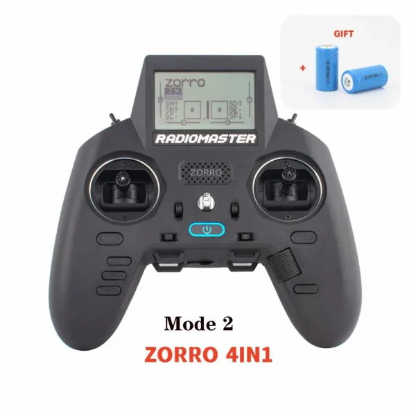 RadioMaster Zorro ELRS 2.4GHz RC 컨트롤러 CC2500 JP4IN1 배터리 홀 짐벌 원격 제어 헬리콥터가 있는 무선 송신기 - 이미지 8