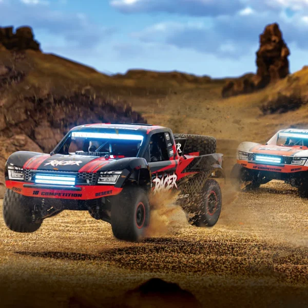 HB RC 자동차 R1201 1/12 실물 크기 4WD 무브러시 숏 카드 고속 2.4G 원격 제어 자동차 소년 장난감 RC 모델 어린이 선물용 - 이미지 2
