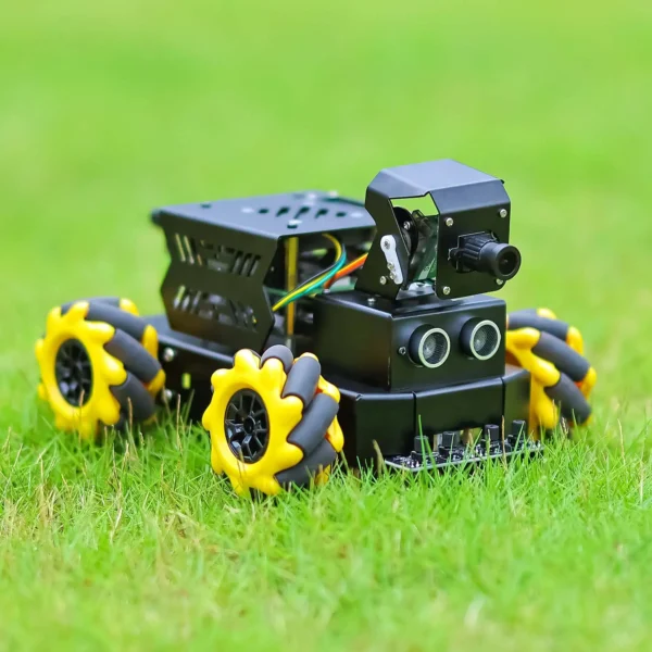RPi5 8G 보드 Yahboom 4WD Raspbot V2 AI 로봇 자동차 키트(초보자용 Raspberry Pi 5 기반) 교육 프로젝트 ROS2 Humble Python 프로그래밍 - Image 6