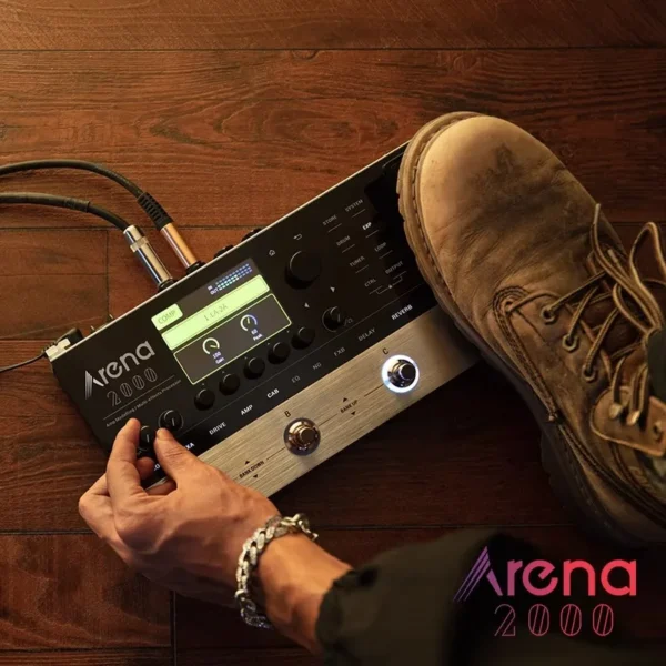 Donner Arena2000 ギター マルチエフェクター 278FX 100IR アンプモデリング ルーパー ドラムマシン XLR MIDI - 画像 (4)