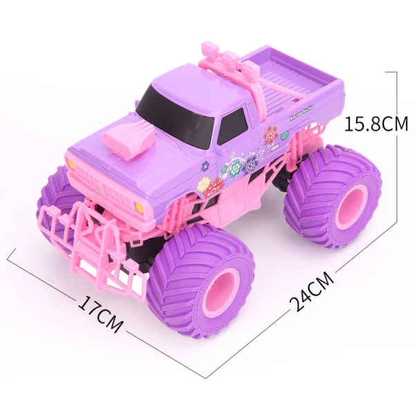 1/12 RC 자동차 4WD LED 공주 자동차 소녀 오프로드 무선 제어 선물 - 이미지 6
