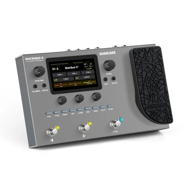 SONICAKE Matribox II 기타베이스 앰프 모델링 이펙터 EU / US 전원 QME-100