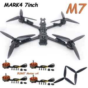 [M7] MARK4 7인치 카본 파이버 프레임 키트 B2807 브러시리스 모터 F405 FC 60A ESC 7040 프로펠러 2.5W VTX 카메라 (7인치 FPV RC 드론 DIY용)