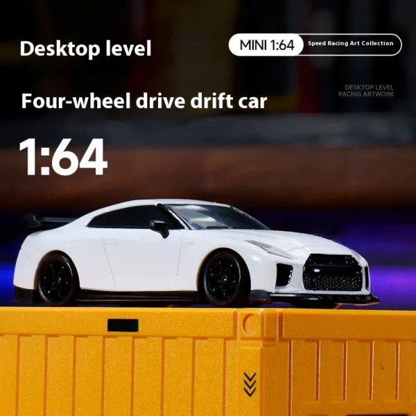 Mcarro 미니 RC 자동차 1/64 드리프트 2.4Ghz 4WD 무단계 변속 데스크탑 레이싱 - 이미지 5