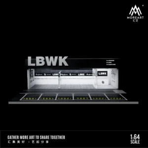 [LBWK] MoreArt+TimeMicro 1:64 선룸 조명 버전 조립 디스플레이 장면