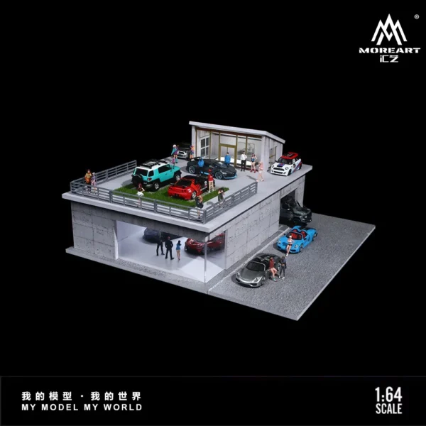 1/64 선라이트 룸 디오라마 라이트 디스플레이 컬렉션 선물 - 이미지 5