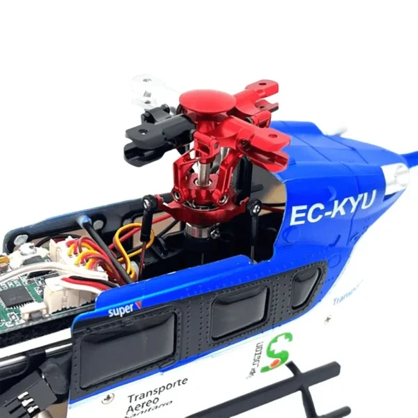 WLtoys K124/K170 RC 헬리콥터용 금속 업그레이드 스와시플레이트 로터 헤드 및 블레이드 클램프 액세서리 키트 - 이미지 3