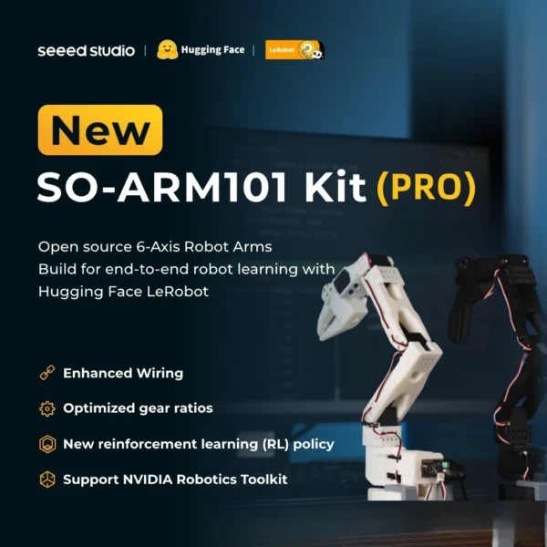 LeRobot 포옹 얼굴 용 AI 암 키트 ARM101 Pro (3D 부품 없음) 저렴한 가격