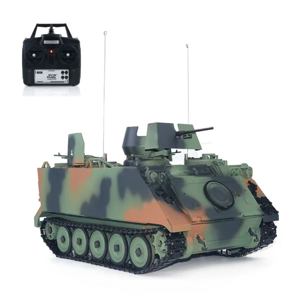TD RC 탱크 1/16 M2412 B M113A1 ACAV 금속 휠 기어박스 스모크 유닛 360도 포탑 회전 적외선 무선 조종 군용 판처 - 이미지 2