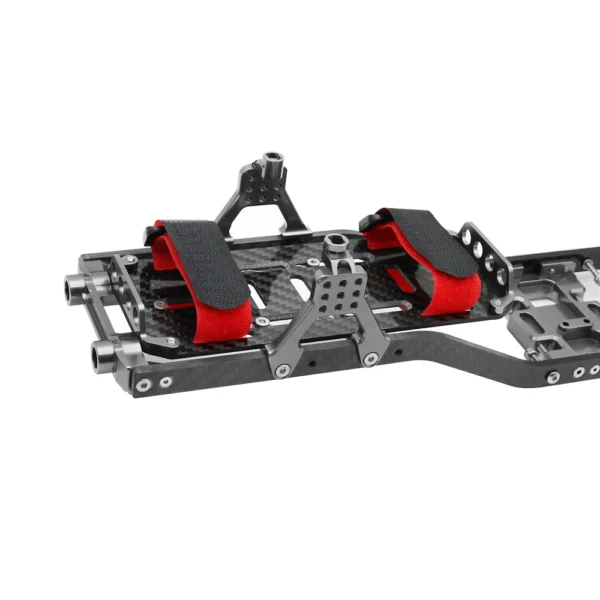1/10 RC 크롤러 카본 파이버 거더 4MM CNC 금속 자동차 섀시 프레임 바디 키트 부품 (Axial SCX10 II Rock Off Road 트럭용) - 이미지 6