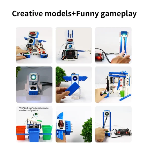 어린이 코딩 STEM 교육 지원 MakeCode Python 프로그래밍 로봇 전자 DIY 프로젝트를 위한 Microbit Microbit V2 센서 모듈 키트 - Image 3