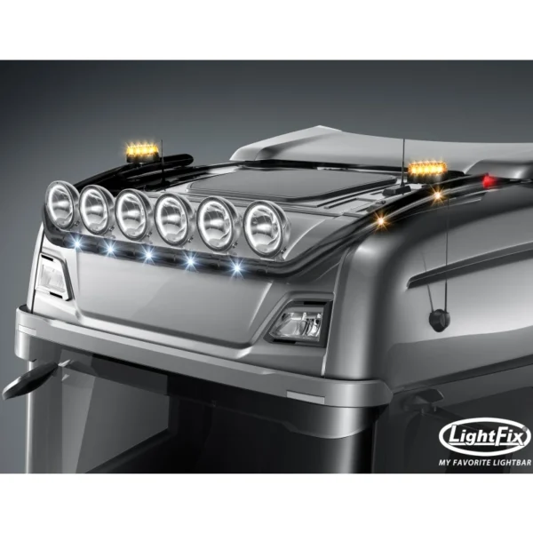 타미야 1/14 RC 트럭 스카니아 770s 56371 볼보 56360 1/14 RC 트랙터 트레일러 DIY 부품용 LED 돔 라이트 램프