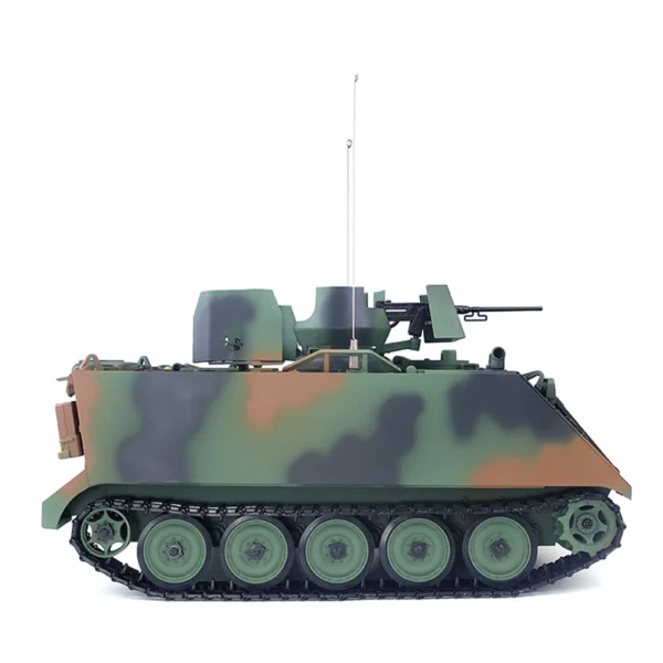 TD RC 탱크 1/16 M2412 B M113A1 ACAV 금속 휠 기어박스 스모크 유닛 360도 포탑 회전 적외선 무선 조종 군용 판처 - 이미지 4