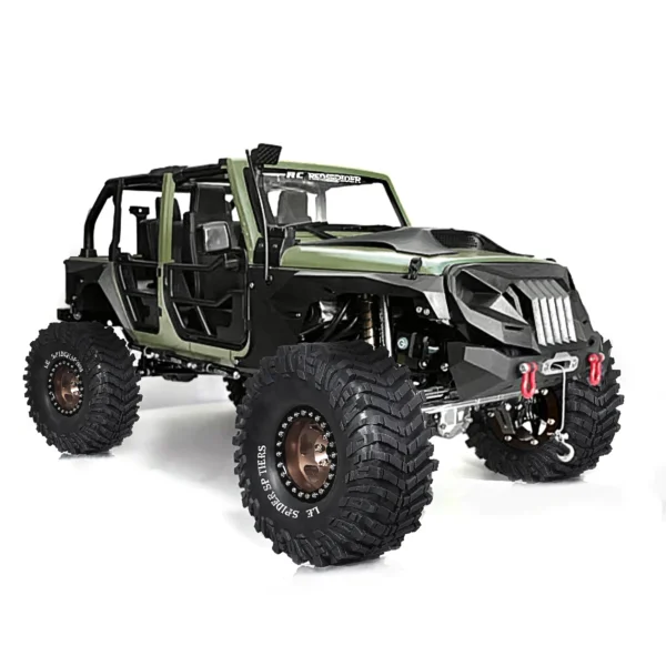 RS RC 120mm 메탈 1.9인치 비드락 휠 림 고무 타이어 세트 (1/10 RC 크롤러 카 Traxxas TRX4 RC4WD D90 Axial SCX10 II III MST용) - 이미지 3