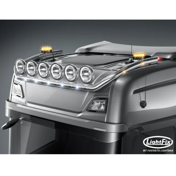 타미야 1/14 RC 트럭 스카니아 770s 56371 볼보 56360 1/14 RC 트랙터 트레일러 DIY 부품용 LED 돔 라이트 램프 - 이미지 2