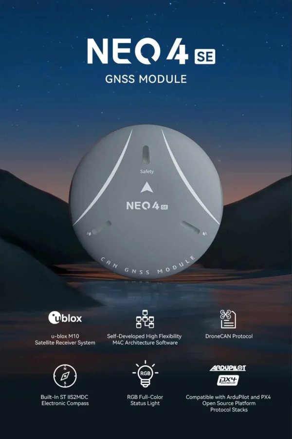 드론 측량용 CUAV NEO 4 SE GPS 모듈 U BLOX M10 STM32H5 GNSS