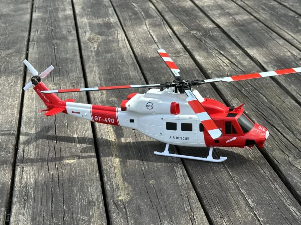 BNF GOOSKY E2 GPS 헬리콥터 스마트 UH-1Y 스케일 RC 드론 자율 비행 6G 안정화 LED 내비게이션 원격 제어 장난감 - 이미지 5