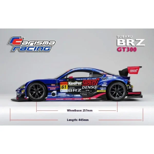 Carisma 1/10 스바루 GT300 랠리 카 RC 브러시리스 고속 4WD - 이미지 2