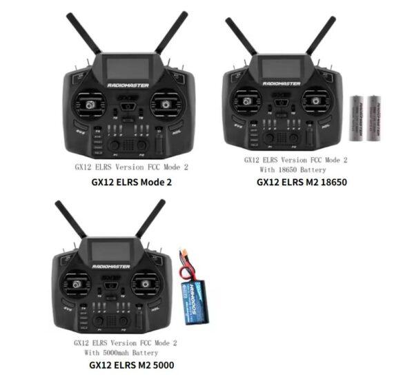 재고 있음 Radiomaster GX12 1000HZ 3D 디지털 CNC 홀 짐벌 듀얼 밴드 안테나 Gemini XROSSBAND EXpressLRS 무선 컨트롤러 - 이미지 7