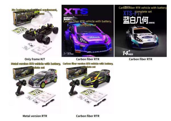 XTS F10 랠리카 1/10 프로페셔널 RC 원격 조종 자동차 고속 드리프트 자동차 오프로드 차량 원격 조종 4륜 구동 - 이미지 9