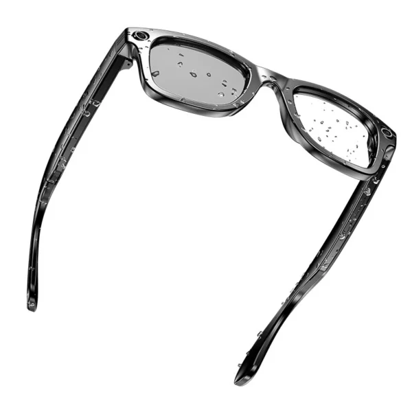 Bakeey w600 AI 스마트 안경 1인칭 시점 카메라 블루투스 5.4 음성 지원 12시간 배터리 IP65 방수 35g 경량 블로깅 촬영용 핸즈프리 - 이미지 5