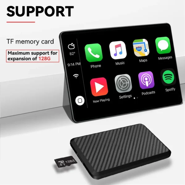 2025년형 Android14 신형 CarPlay Ai Box 4G+64G 유선 무선 스마트 동글 3In1 플러그 앤 플레이 Youtube Nexflit Wifi Mini Box - 이미지 3