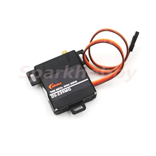 1PC Corona DS 239MG 디지털 서보 메탈 기어 서보 4.0kg/0.15초/22g RC 비행기 드론용 얇은 금속 날개 서보 - 이미지 2