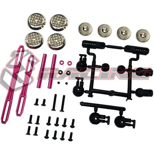 3RACING 사쿠라 D4/D5/D5S/YD 2 드리프트 카 금속 업그레이드 부품 인비저블 카 쉘 컬럼 SAK D4832
