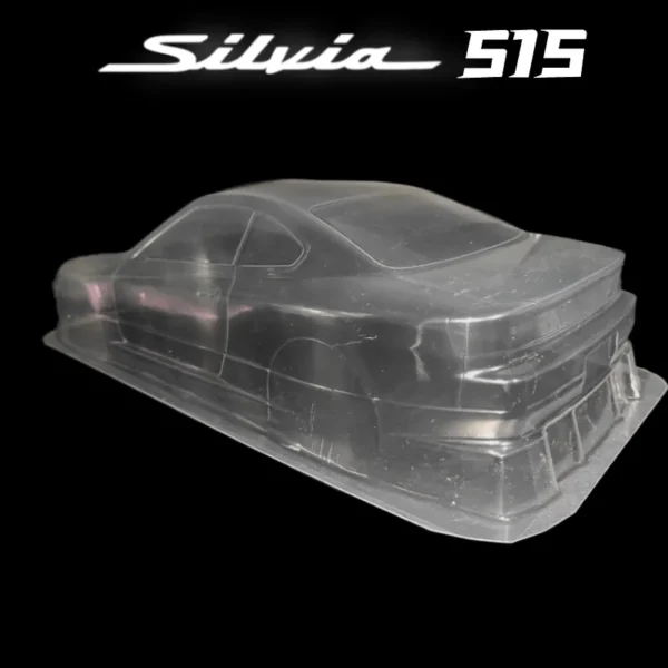 1/10 RC 튜링 드리프트용 램프 셰이드와 스포일러가 포함된 RC 1/10 Coppermix Silvia S15 PVC 바디셸 260mm 휠베이스 - 이미지 2