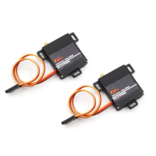 1PC Corona DS 239MG 디지털 서보 메탈 기어 서보 4.0kg/0.15초/22g RC 비행기 드론용 얇은 금속 날개 서보 - 이미지 8