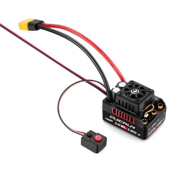 HobbyWing QuicRun WP 10BL120 G2 120A 방수 센서리스 브러시리스 ESC 속도 컨트롤러 3652 3660 G2 모터 1/10 RC카용 - 이미지 5