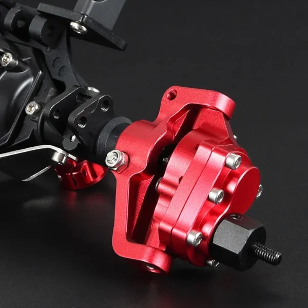 HooCrawler 전면 및 후면 포털 액슬 CNC 알루미늄 합금 양극산화 처리 1/10 RC 크롤러 Axial SCX10 RGT 86100 트럭 업그레이드 부품 - 이미지 2