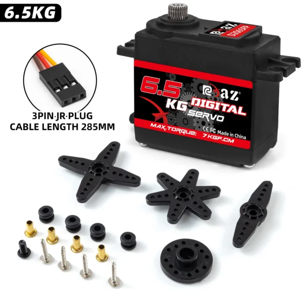 RCXAZ 디지털 서보 회전 180° 메탈 기어 서보 3.5kg 6.5kg 9.5kg 14.5kg RC 자동차 로봇 보트 RC 헬리콥터용 고속 서보 - 이미지 8