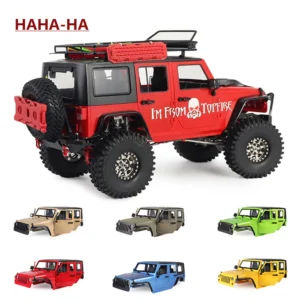 313mm 휠베이스 지프 랭글러 JK 루비콘 4도어 하드 바디 셸 키트 (1/10 RC 크롤러 카용) Axial SCX10 90046 90047 RGT EX86100