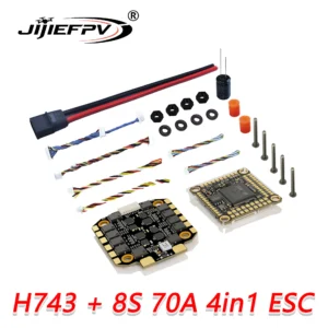 [H743 8S 70A 스택] H743 비행 컨트롤러 지원 BetaFlight Ardupilot FC H743 스택 12S 70A 4in1 ESC 5인치 DJI RC FPV 프리스타일 드론 DIY 부품용