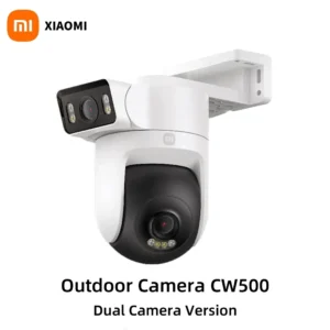 새로운 Xiaomi Outdoor CW500 듀얼 카메라 버전 IP66 보안 보호 CCTV AI 감지 풀 컬러 야간 투시 스마트 홈