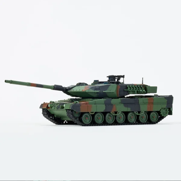 MASSDI 1/64 레오파드 2A6 주력전차 합금 다이캐스트 모델 자동차 군용 장갑차 모델 수집품 소년 선물 - 이미지 4