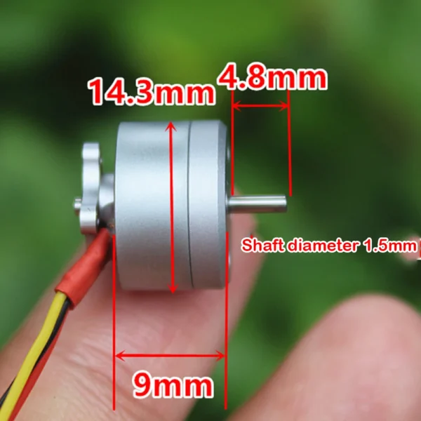 마이크로 1104 HM 무브러시 모터 1~2S 4300KV 미니 RC 쿼드콥터 드론 무브러시 모터 DIY 미니 FPV 실내 횡단 기계용 - 이미지 3