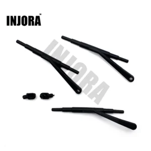 INJORA 1:10 RC 크롤러 Axial SCX10 90046 90047 D90 바디 쉘 부품용 검정색 고무 와이퍼