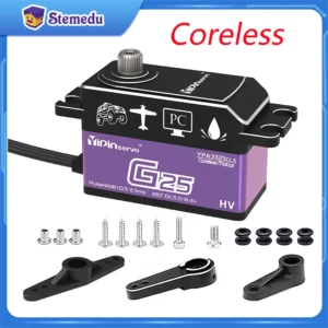 25KG 디지털 서보 7.4V 180/270도 고토크 코어리스 모터 RC 서보 암벽 등반 자동차 모델 로봇 DIY 산업용 서보