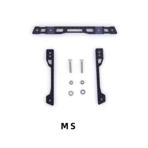 [MS 블랙 브라켓] 자체 제작 카본 파이버 스테이 MS/MSL/MA/FMA/VZ/S2 AT 스프링 프론트 파트 더블 스피어 테일 키트 수도꼭지 프테리스 타미야 미니 4WD 자동차