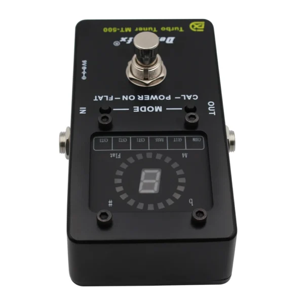새로운 Demonfx Turbo Tuner MT 500 스트로브 튜너 기타베이스 모든 악기용 고품질 - 이미지 3