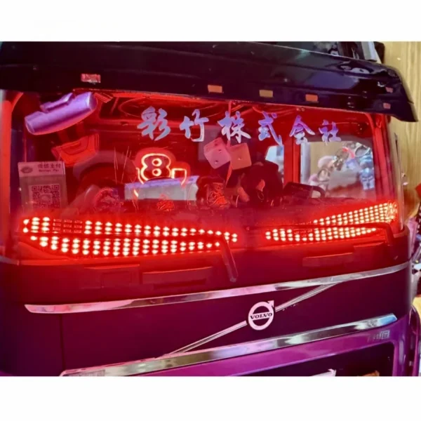 1/14 타미야 RC 트럭 트레일러 티퍼 스카니아 벤츠 악트로스 볼보 MAN DIY 부품용 LED PCB 데몬 아이 장식 조명 - 이미지 2