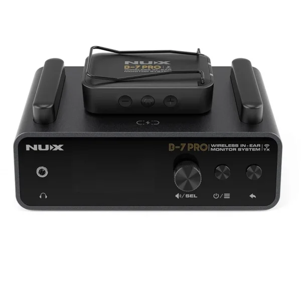 NUX B 7 PRO 프로 레벨 무선 인이어 모니터 시스템 새로운 정품 오리지널 2.4GHz 24bit/48KHz 오디오 품질 - 이미지 2